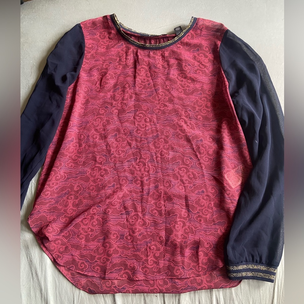Scotch and soda sheer baseball longsleeve